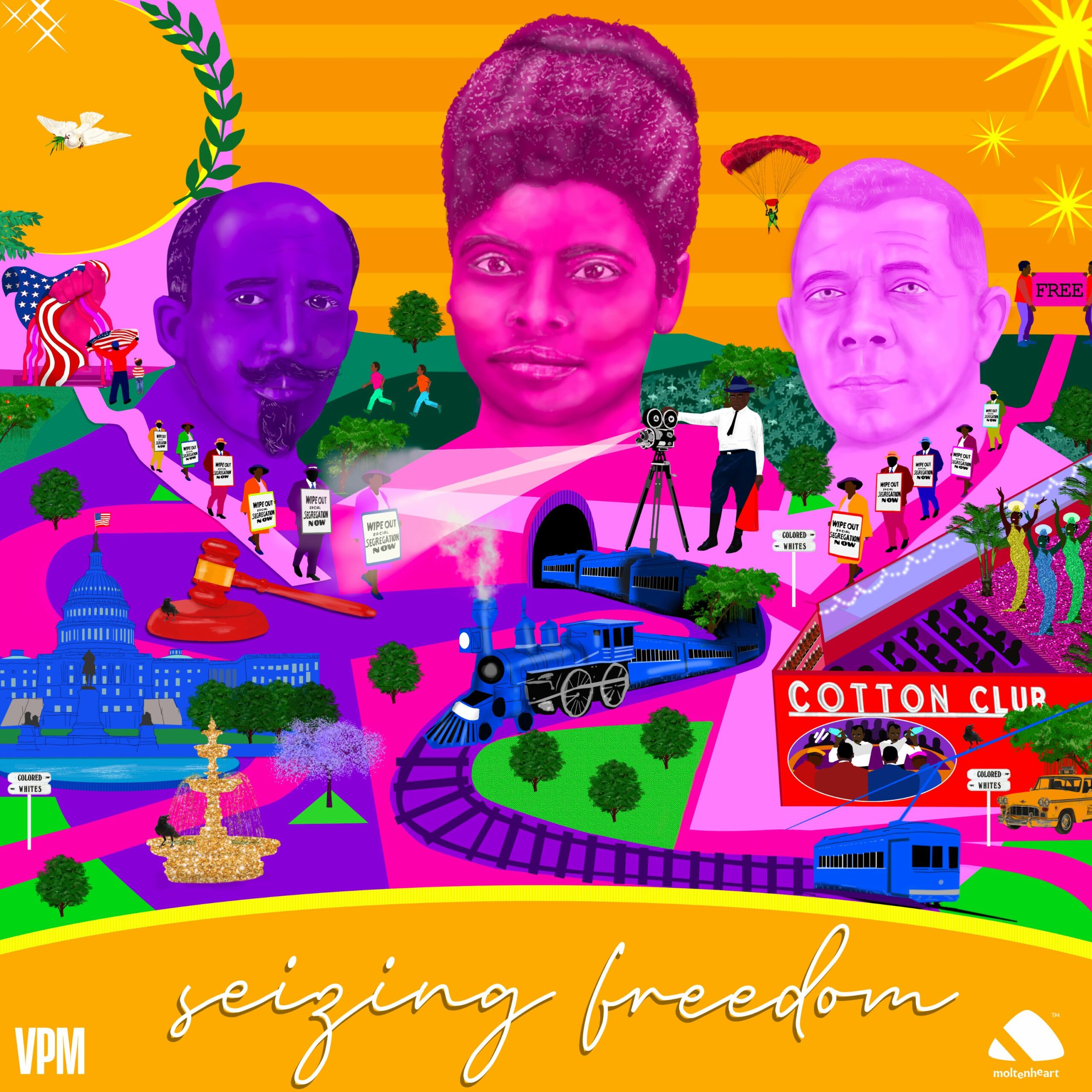 Seizing Freedom Logo Illustration